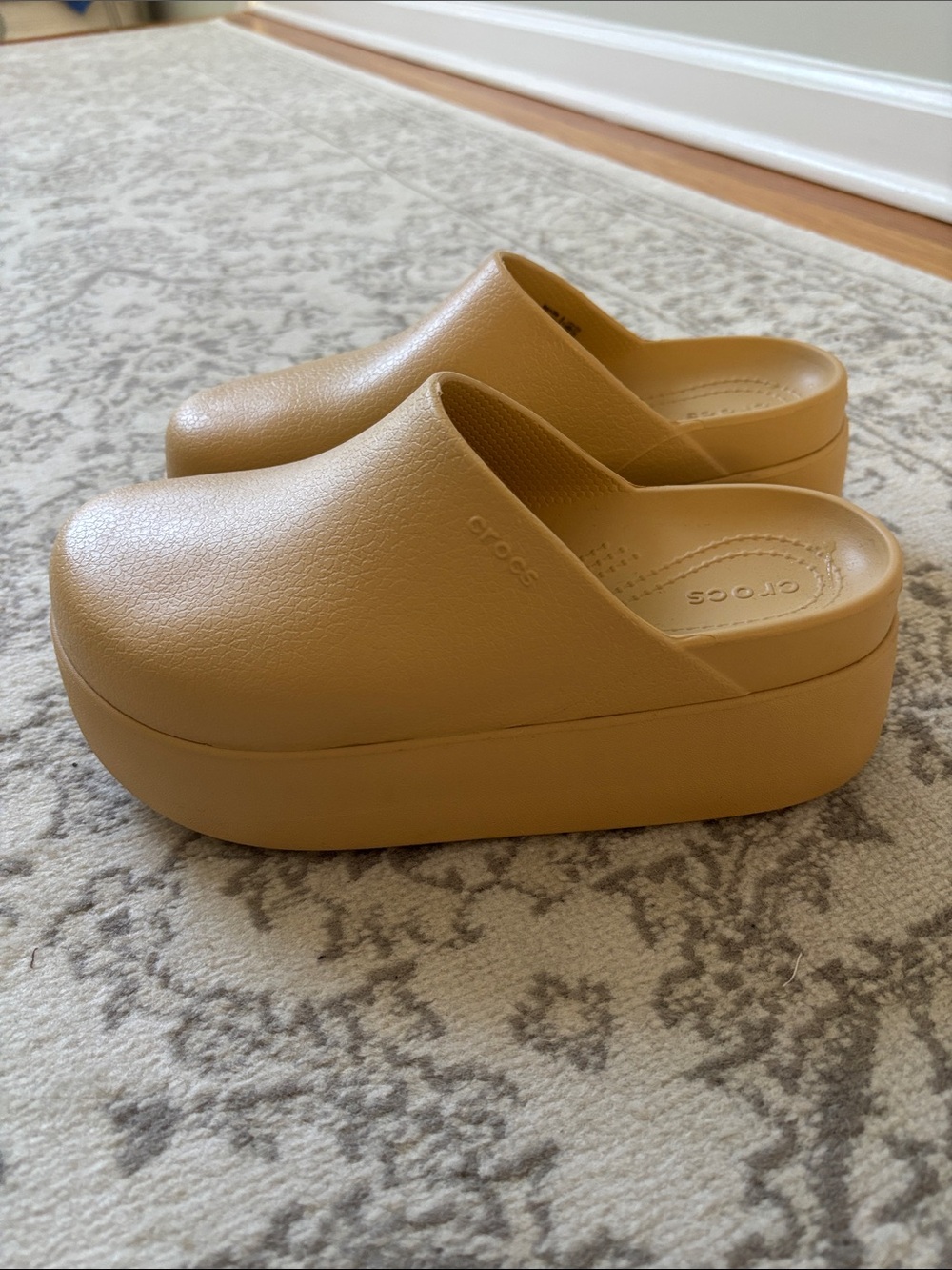 CROCS Women's Platform Clog - tan - Picture 3 of 5